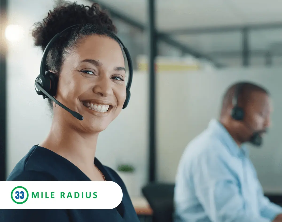 33 Mile Radius phone leads for contractors