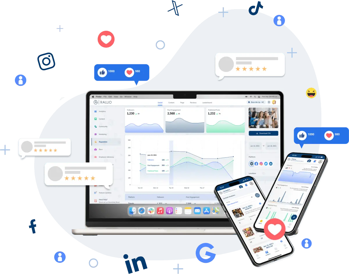 Rallio social media management platform